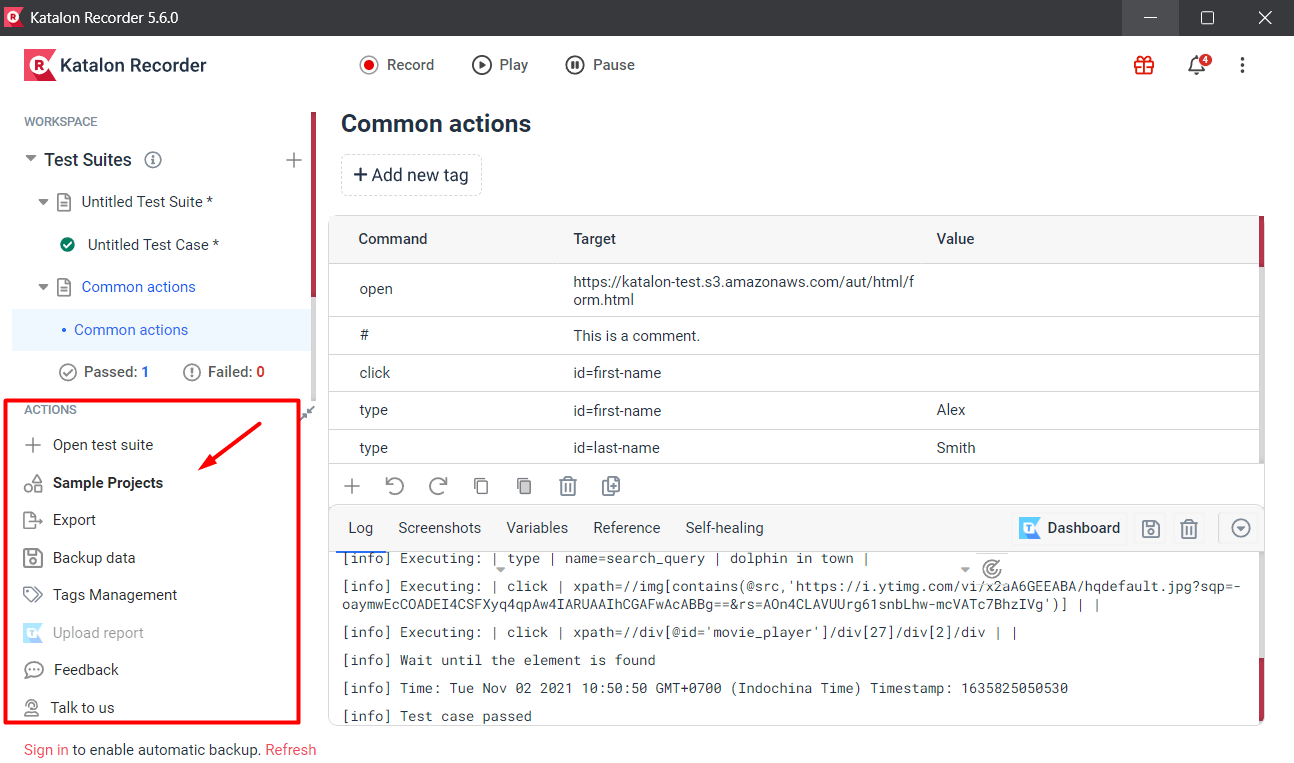 Create and Record a Web Test in Visual Studio Plugin - Progress