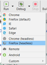 new Headless execution mode for Firefox in Katalon