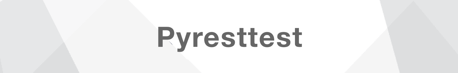 Pyresttest 