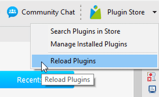 Reload Katalon Plugins