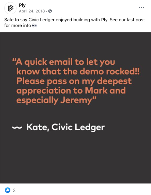 social media client feedback