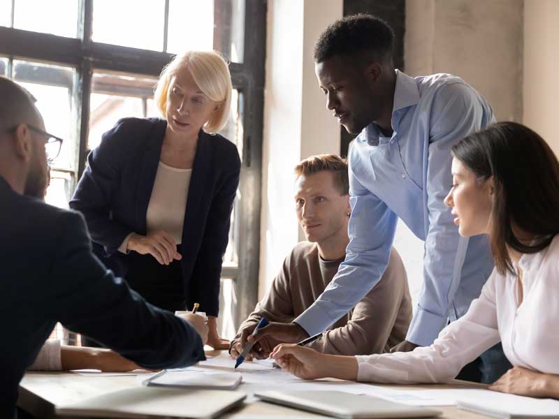 Grupo de ejecutivos internacionales 