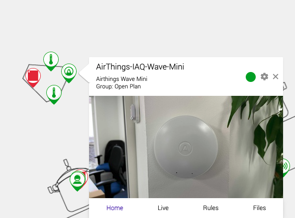 Real-time data from smart building sensors | Equiem tenant app