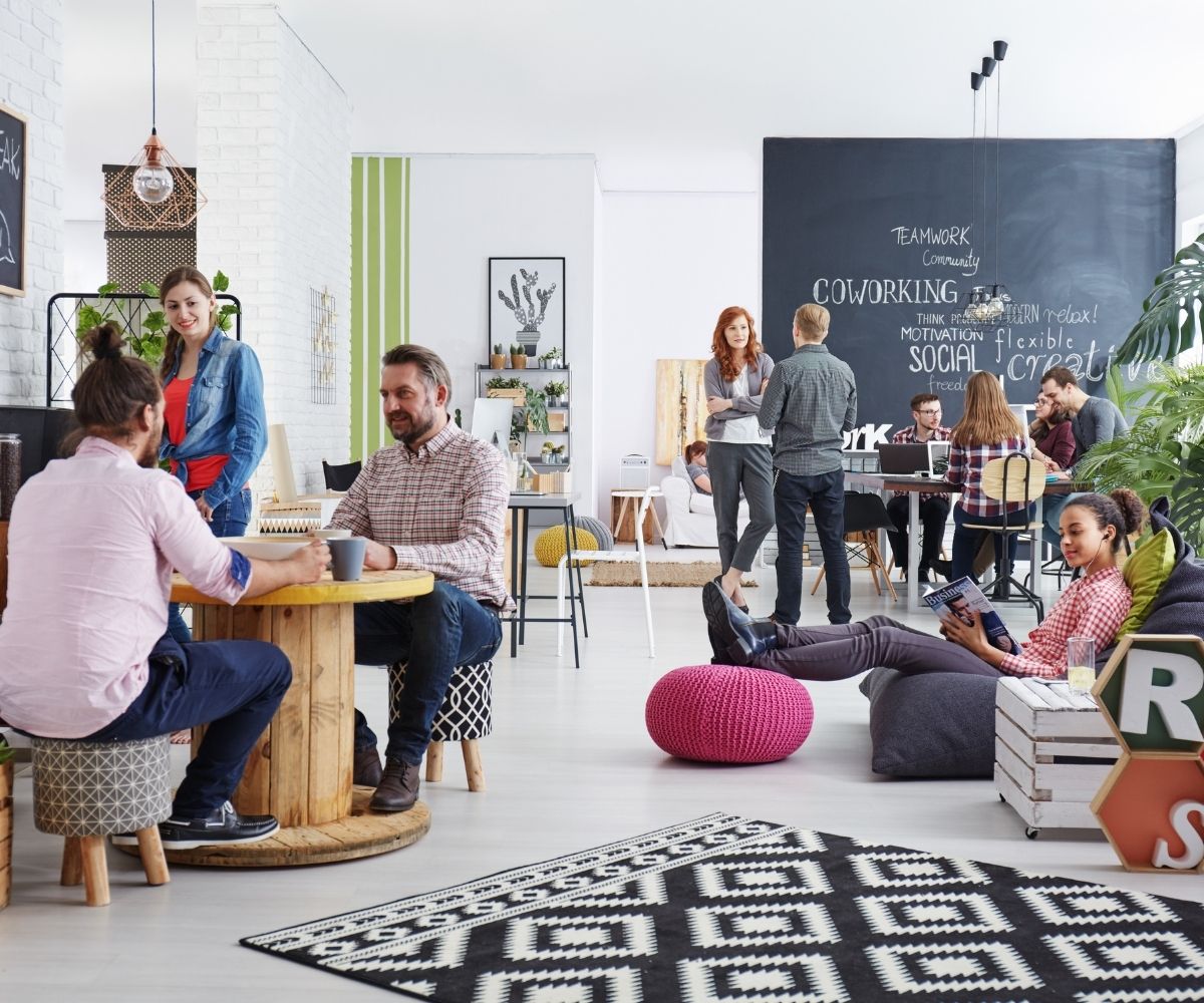 Workers come back to work in new coworking spaces | Equiem tenant app