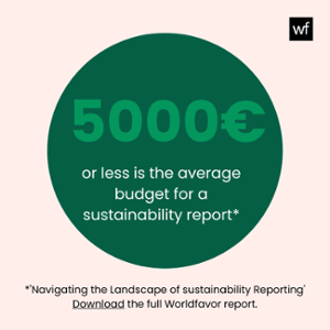 average budget sustainability reporting