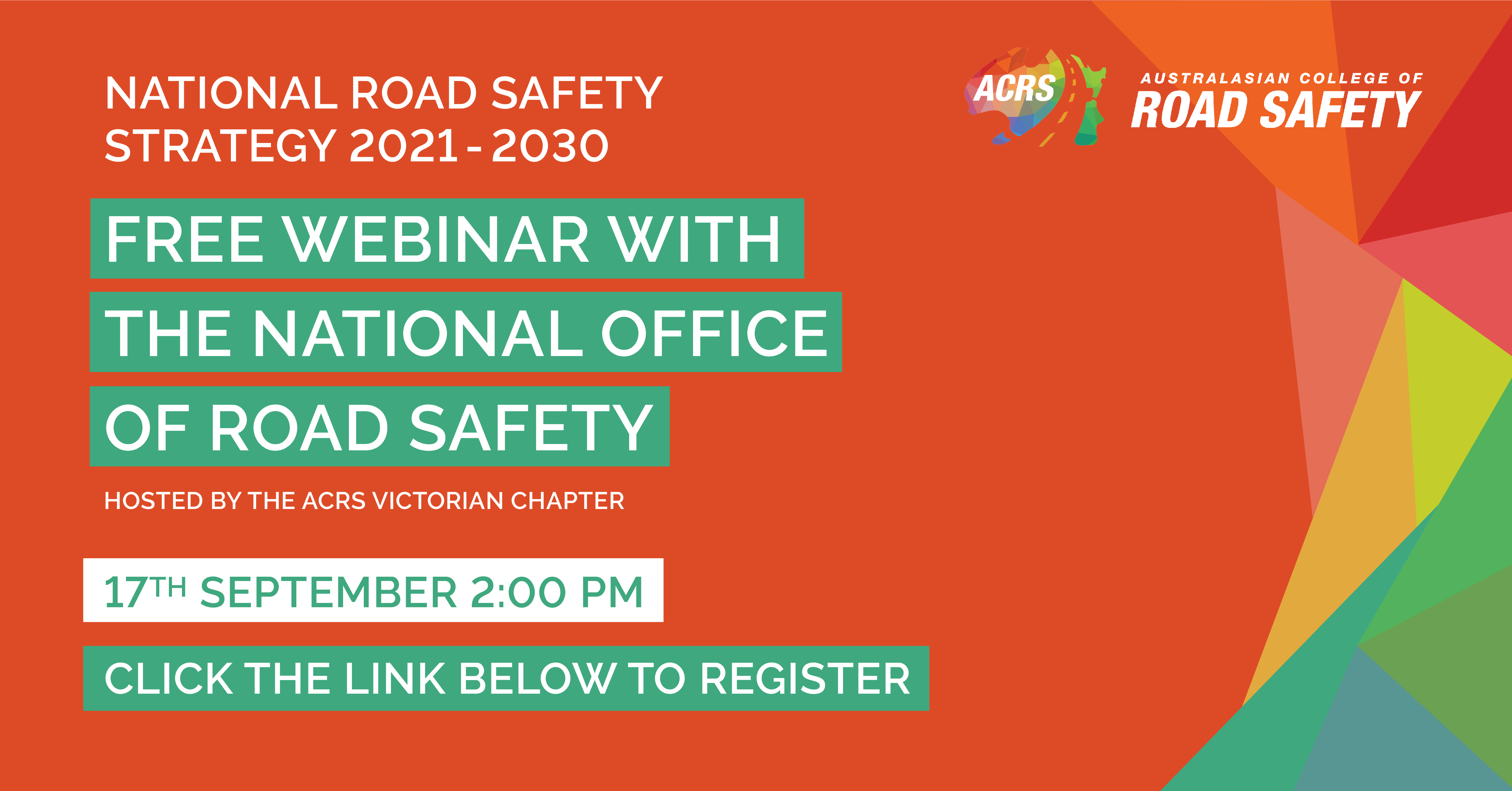 ACRS Webinar: The new National Road Safety Strategy 2021 to 2030 and the Social Model Approach
