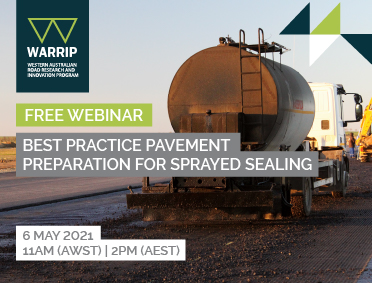 WARRIP Webinar: Best Practice Pavement Preparation for Sprayed Sealing