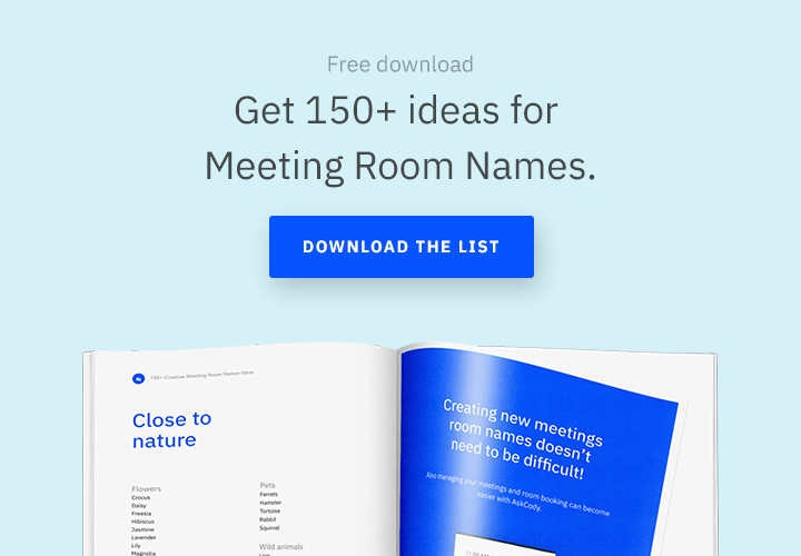 Creative Conference And Meeting Room Names For Your New Office Space