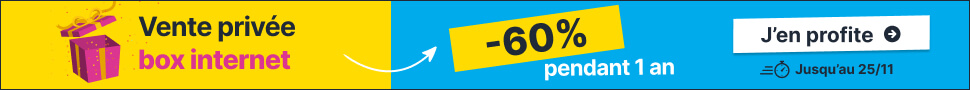 vente privée box internet -55%