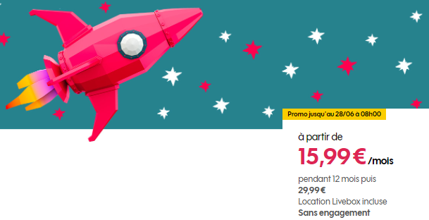 L'offre Internet Sosh en promo en juin 2021