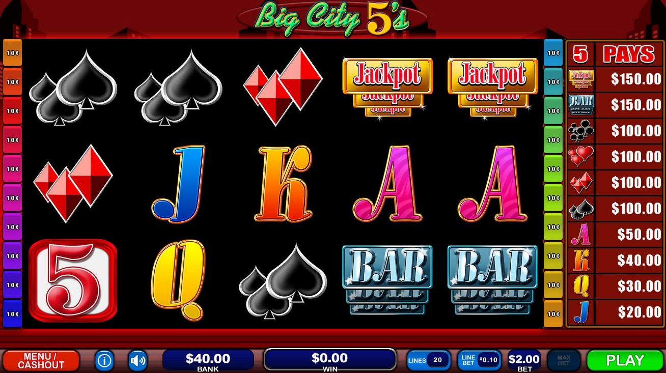 big city 5 free slots