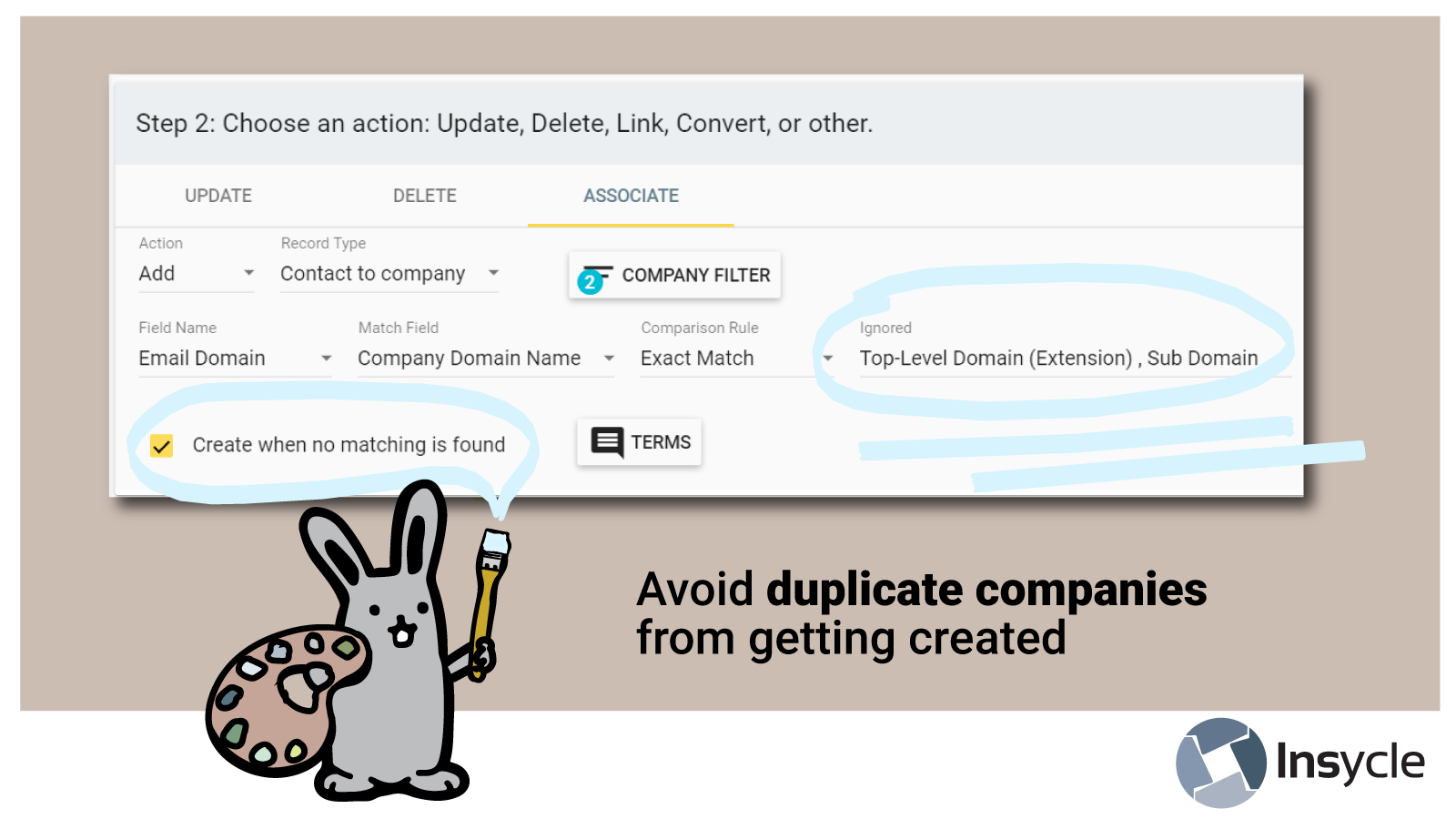 Avoid duplicate companies from being created