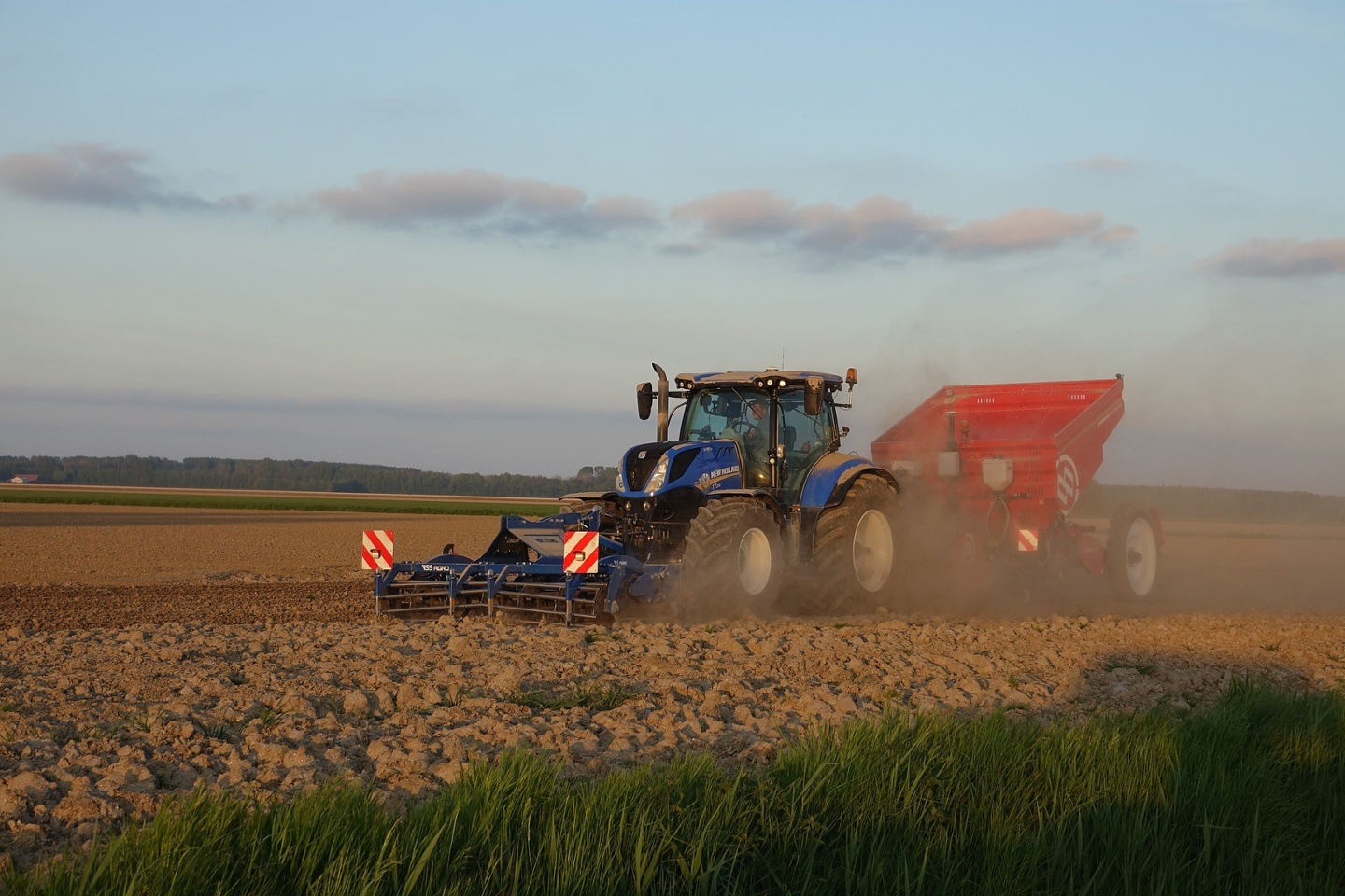 tractor new holland field hitch