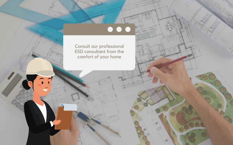 Consult our professional ESD consultant from the comfort of your home