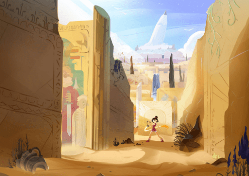 Illustration of murderous hieroglyphs