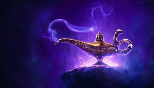 Photography of the magic lamp from Aladin