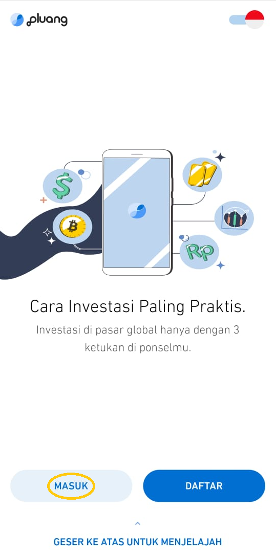 Bagaimana Cara Login pada Aplikasi Pluang menggunakan Facebook?