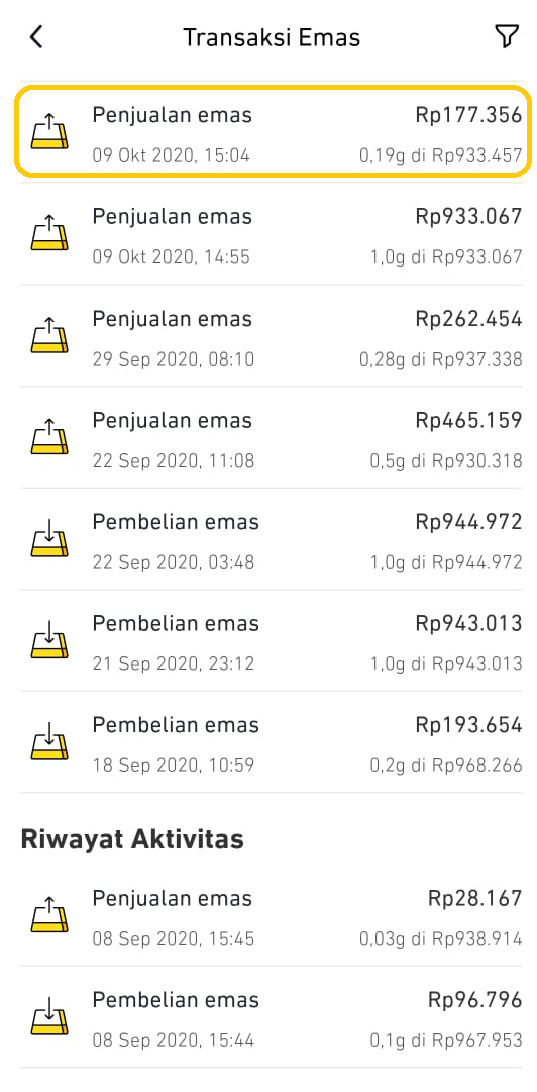 Bagaimana Cara Melakukan Pengecekan Pada Riwayat Transaksi Emas Pada Akun Pluang Bagaimana Cara Melakukan Pengecekan Pada Riwayat Transaksi Emas Pada Akun Pluang