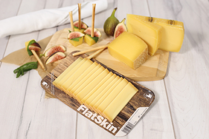 Sliced cheese in FlatSkin packaging