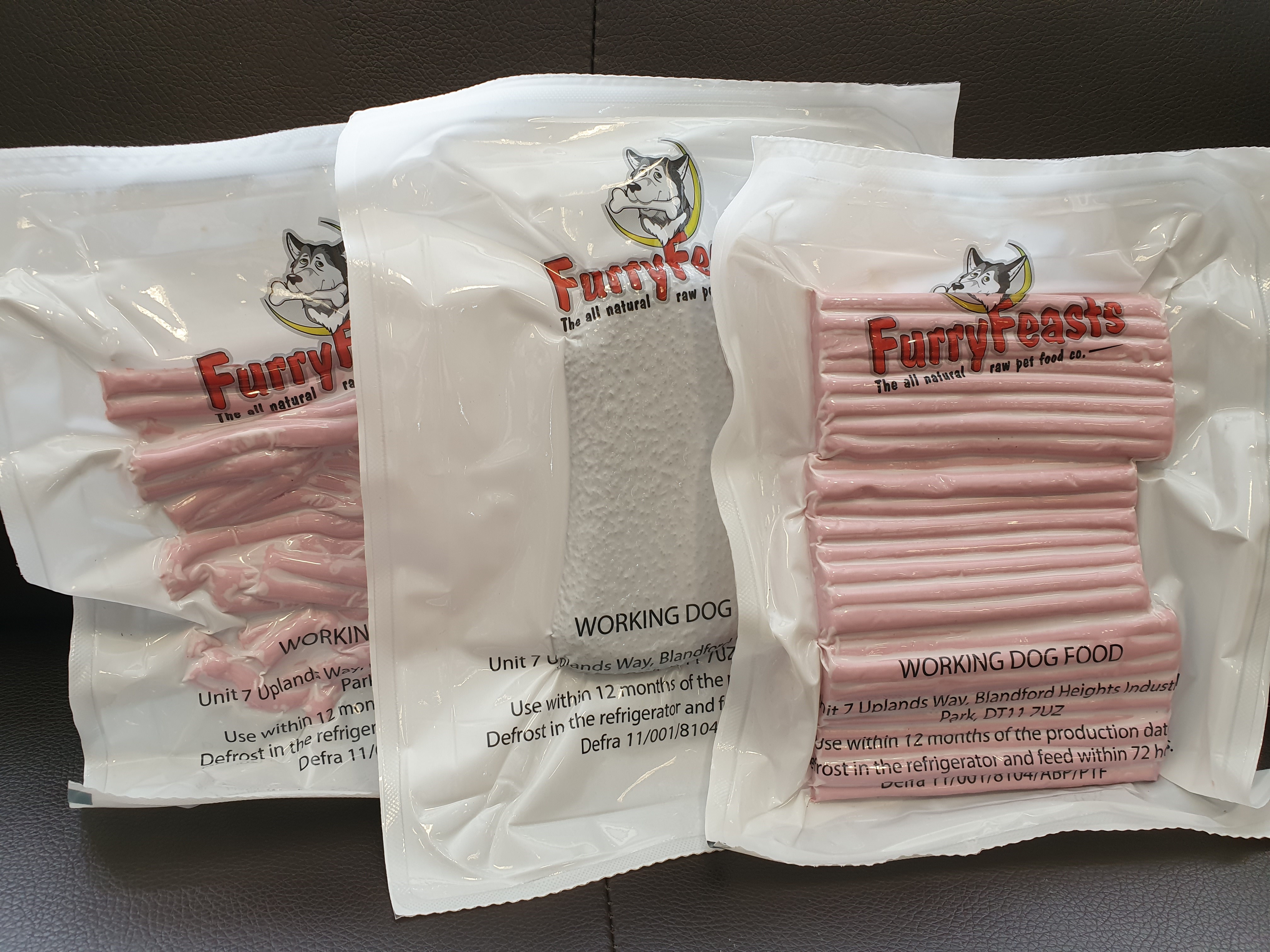 furry feasts packaging