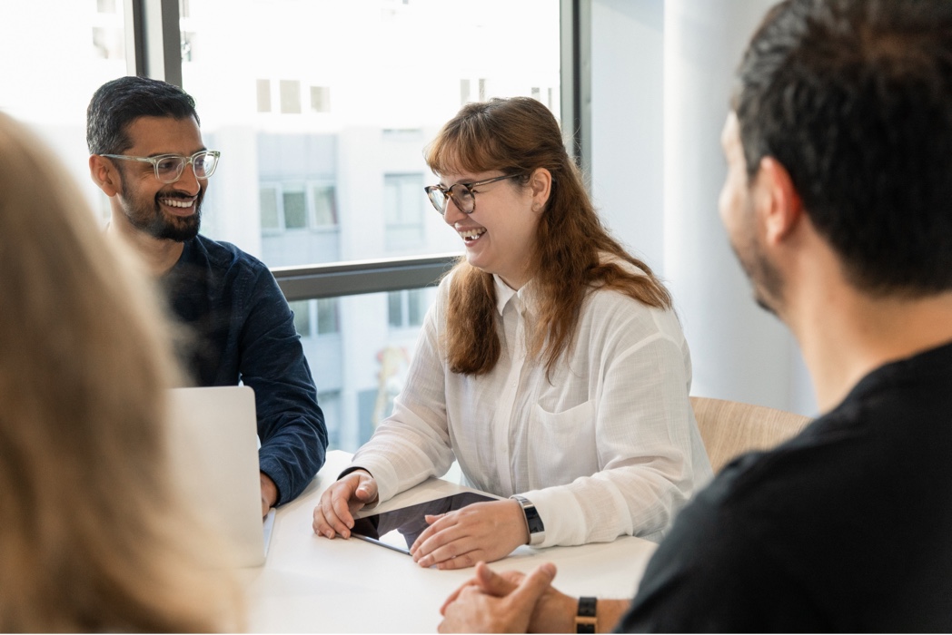 people in a meeting