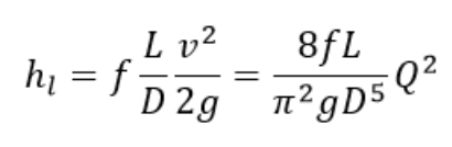 perdida de carga darcy