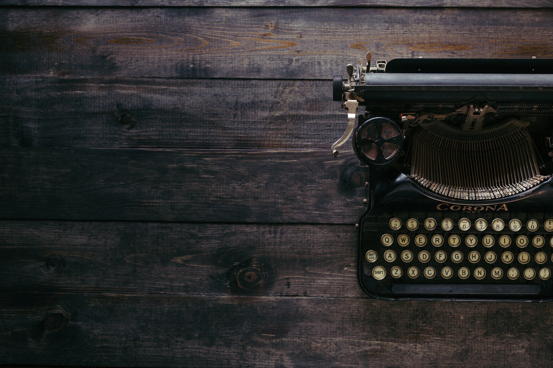 Black corona typewriter