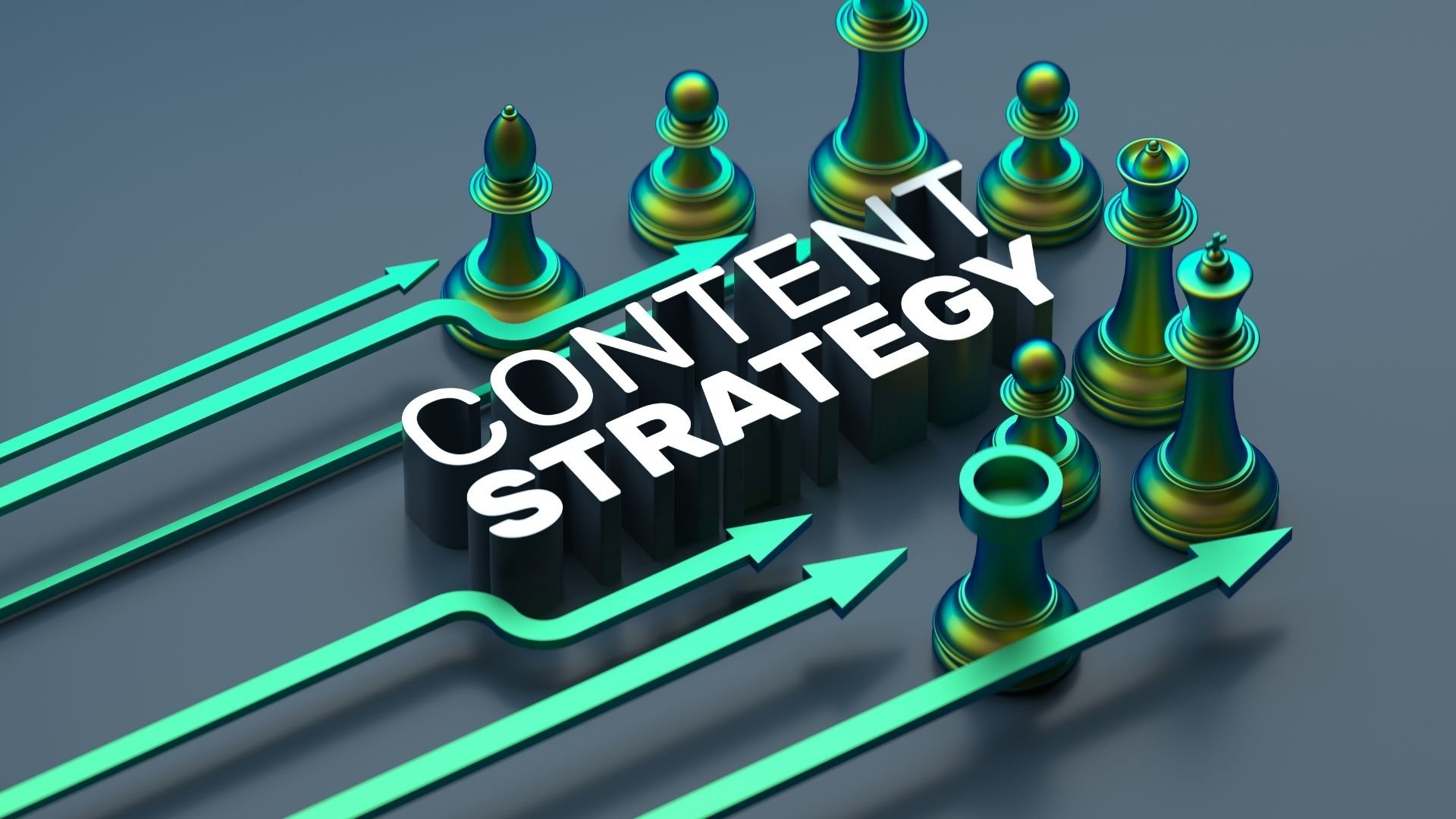 Content strategy with chess pieces