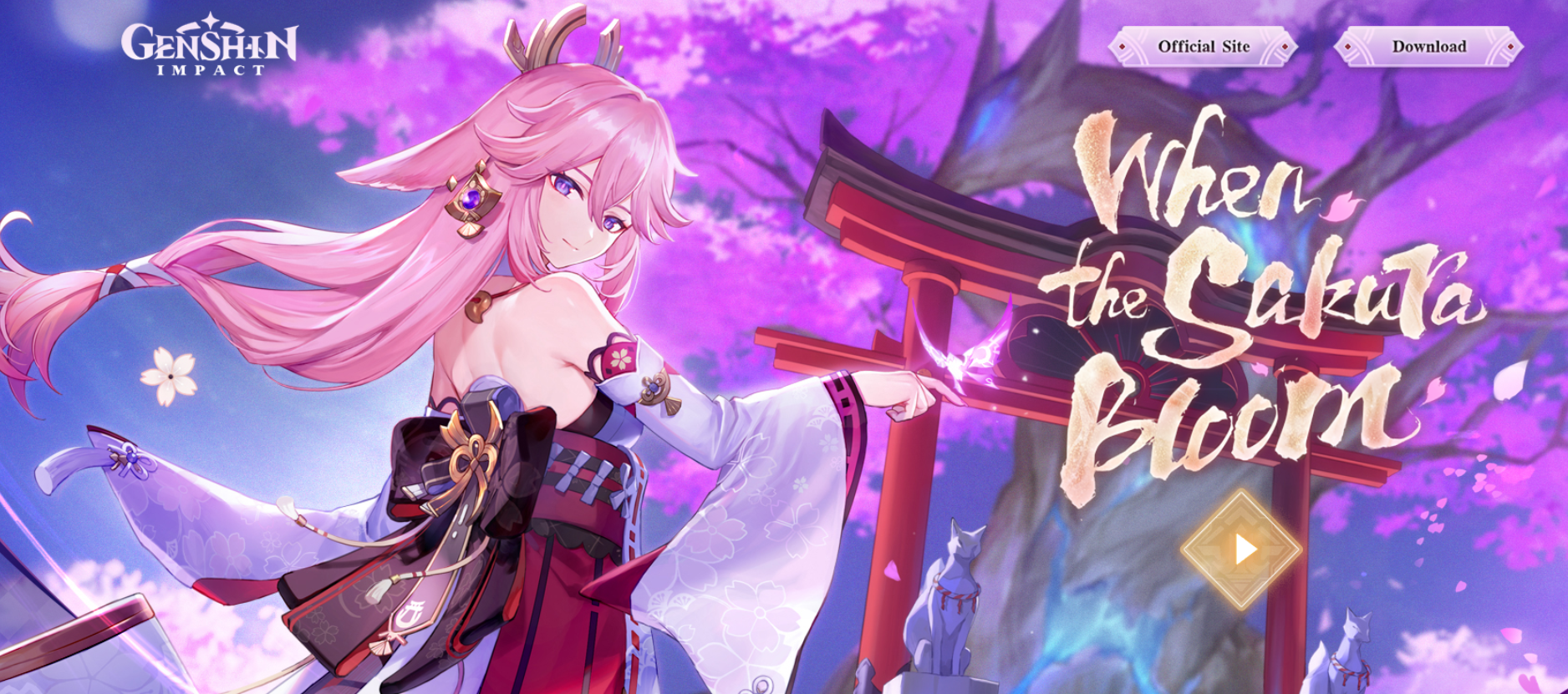 Genshin Impact home screen