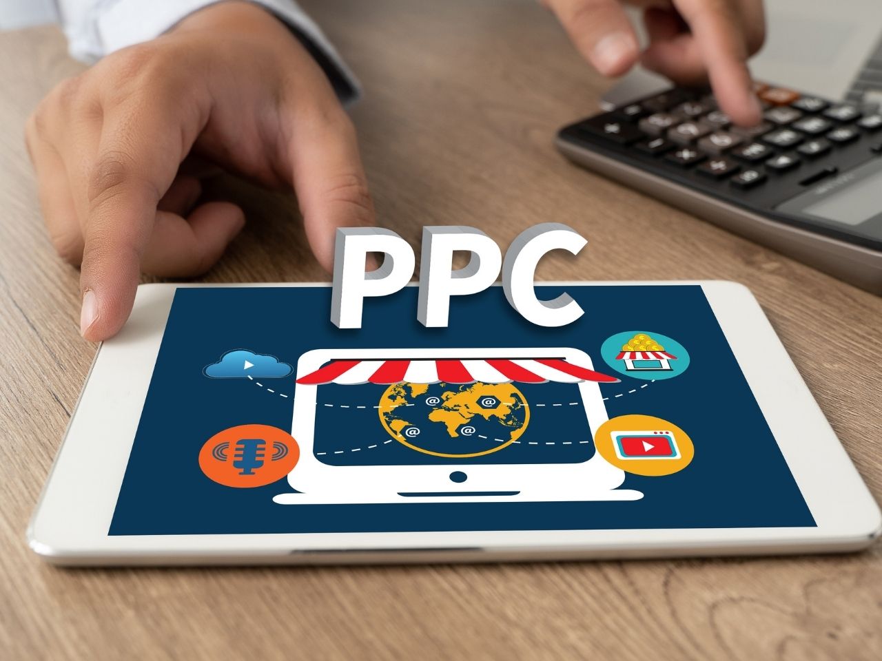 PPC on white tablet