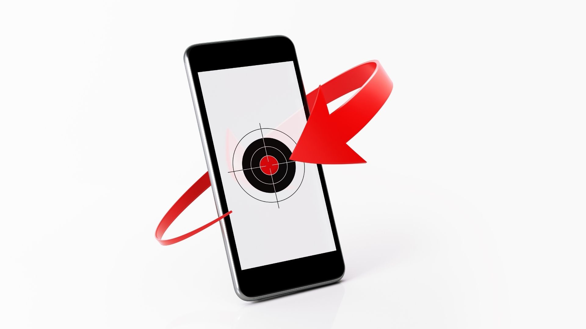 Retargeting red arrow