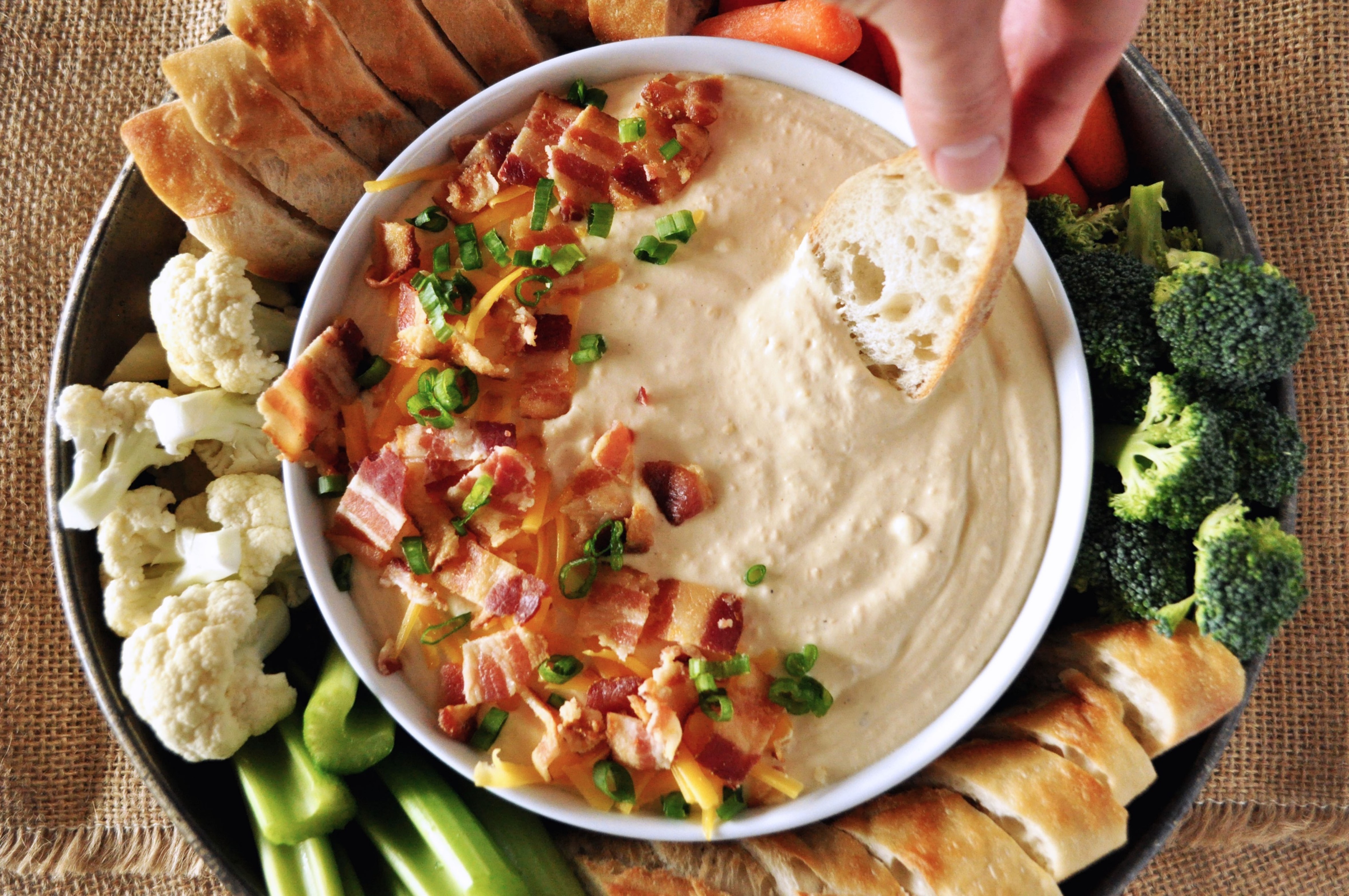 1 Beer Cheese Bacon Dip