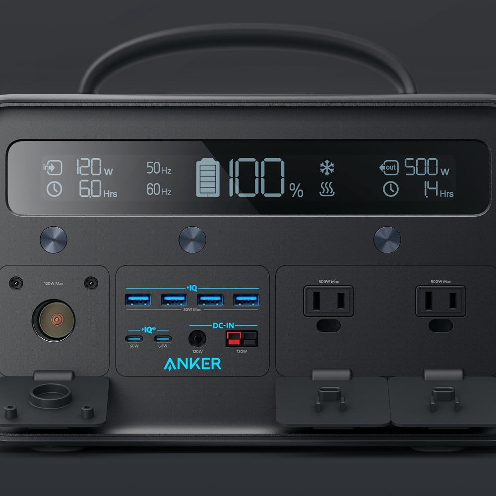 同時購入 ANKER PowerHouse Ⅱ 800 ポータブル 電源 - アウトドア