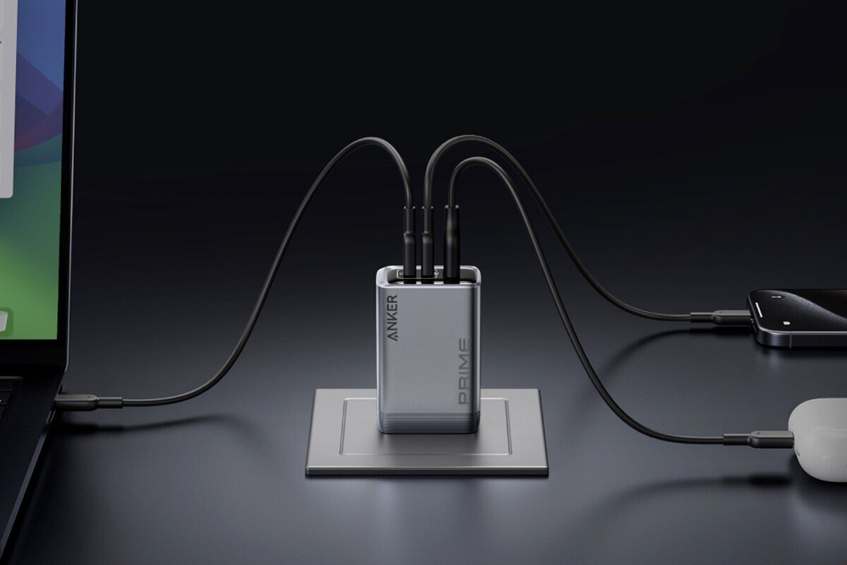Anker Prime Charger 3台同時充電イメージ