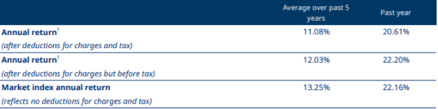 Mercer KiwiSaver Sustainable Plus Shares Fund Returns