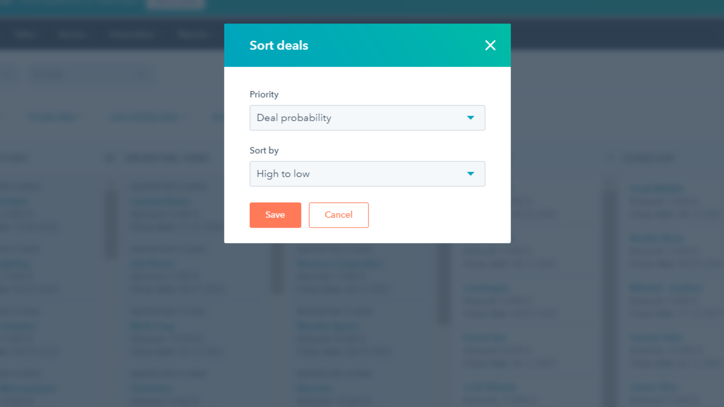 Know which deals to focus on.
