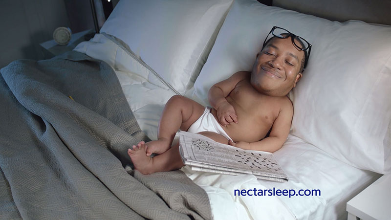  Nectar TV Sleep like a you-know-what.