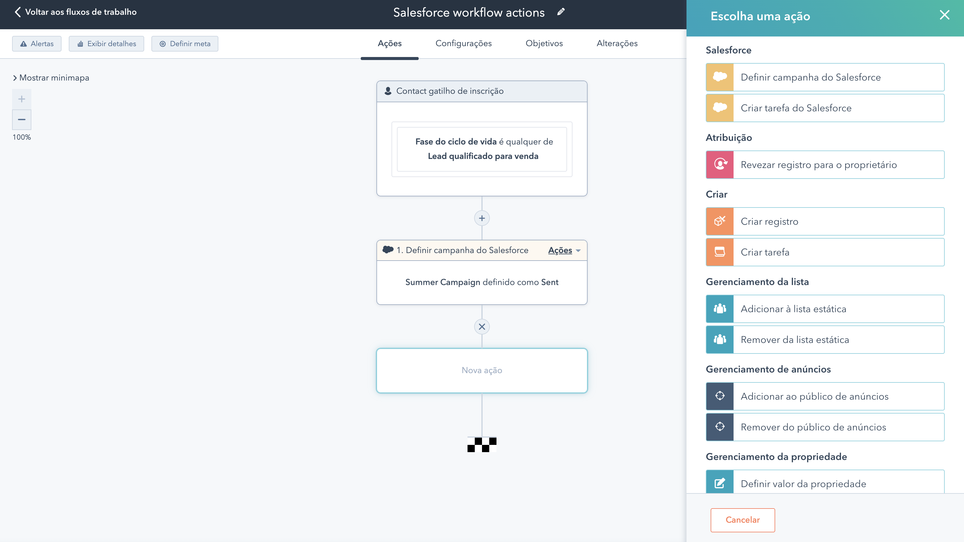 Integração do Salesforce – Support