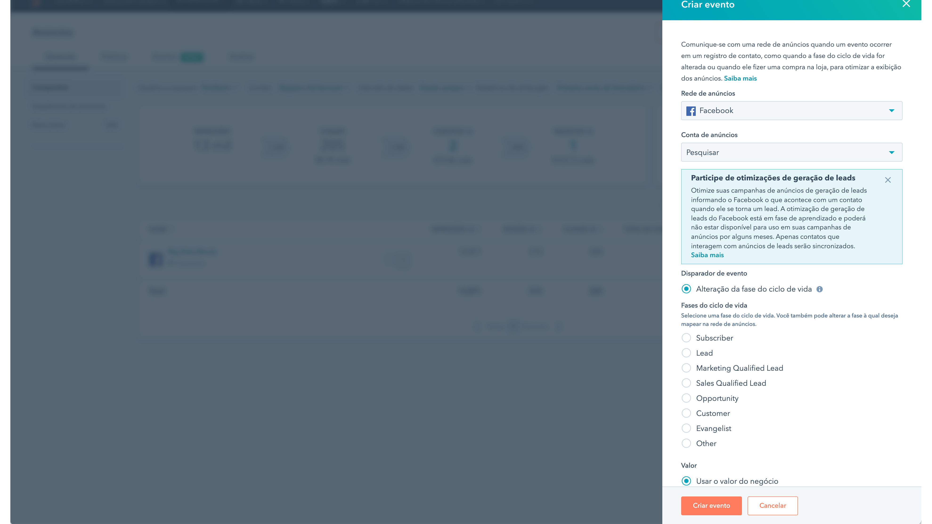Sincronizar automaticamente os leads do Facebook para o HubSpot