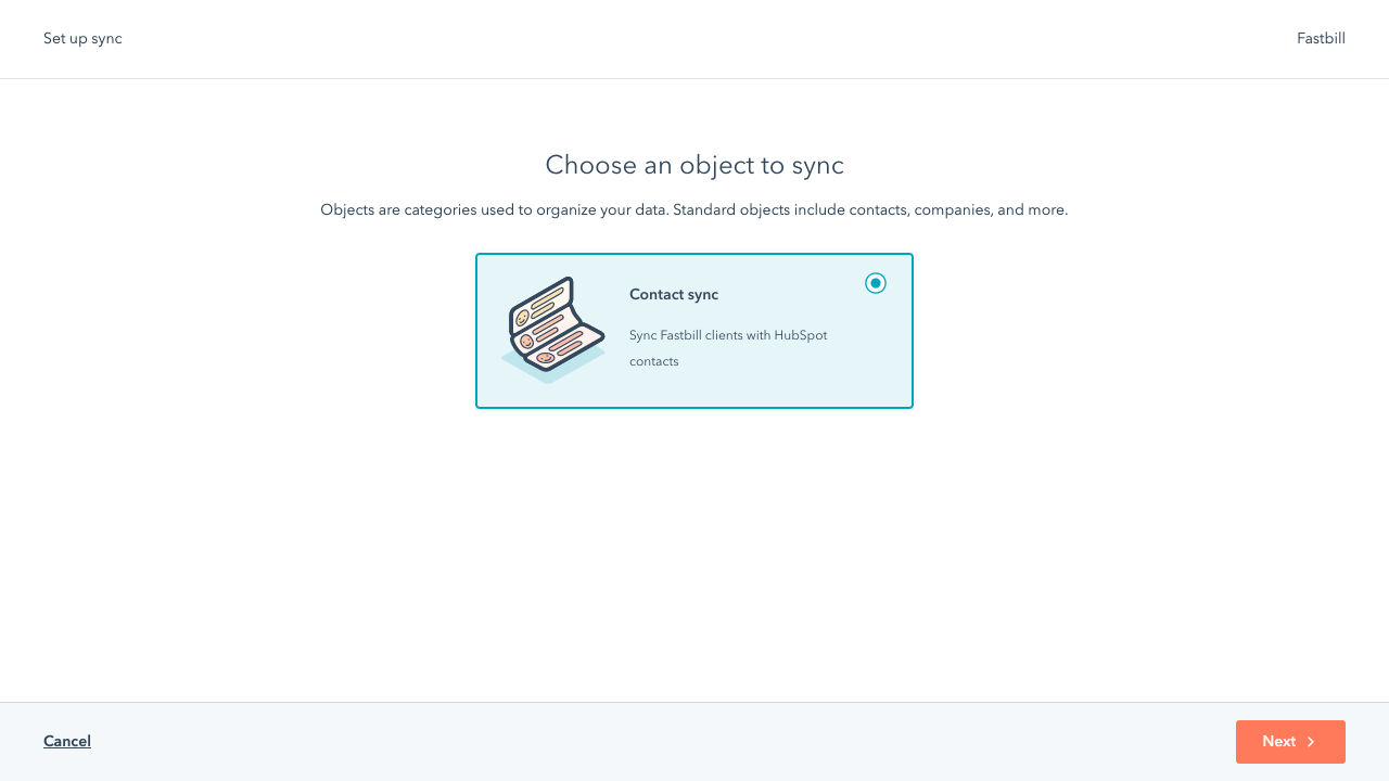 Sync Fastbill and HubSpot data