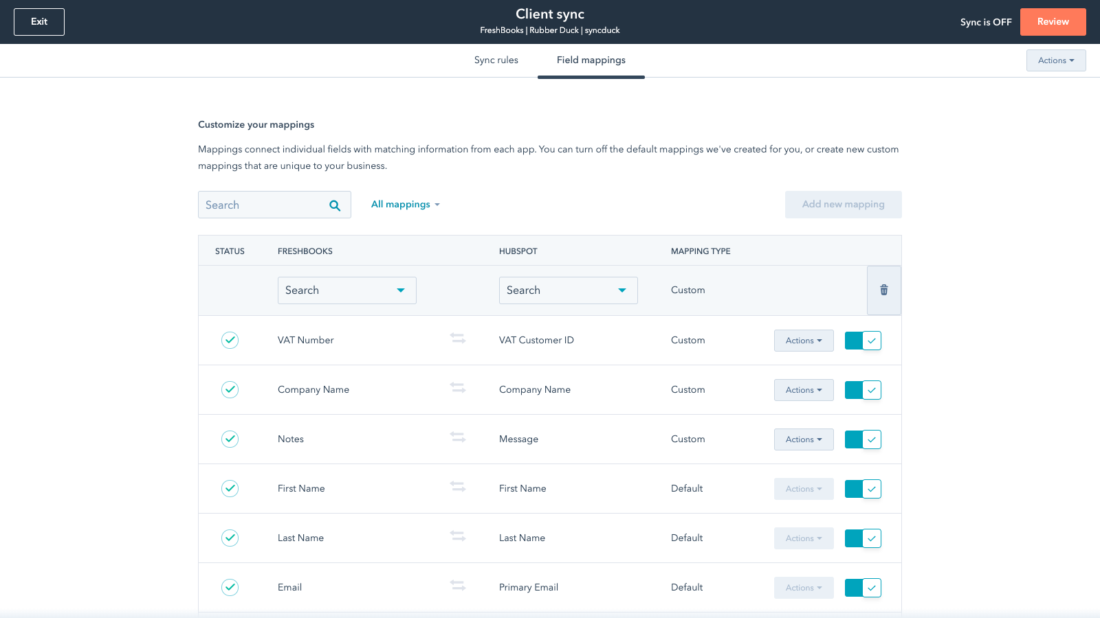 hubspot invoicing