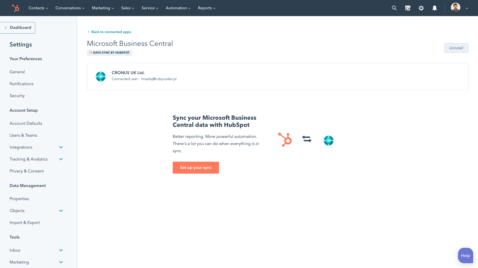 Sync runs in the background to keep your databases up-to-date