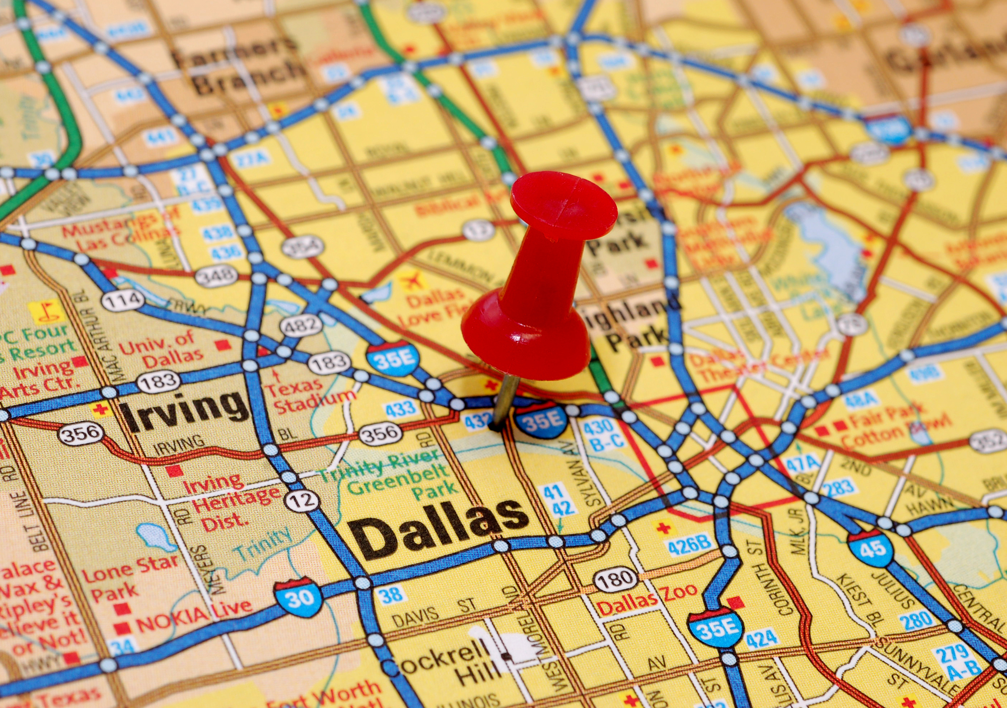 Map of Dallas
