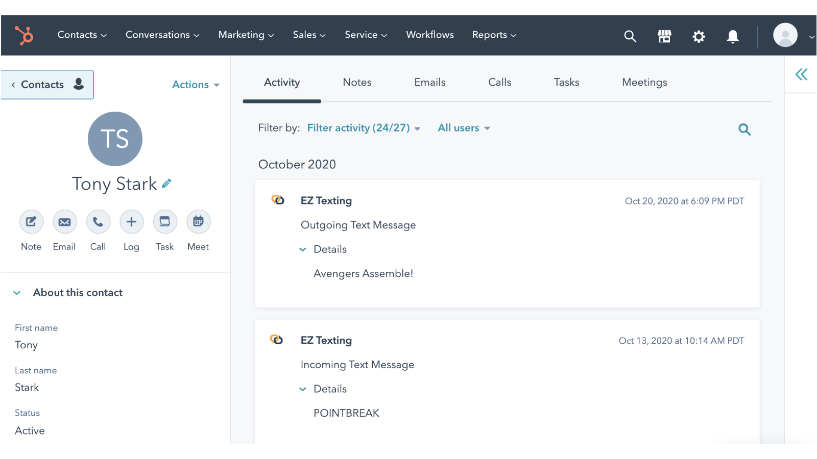 EZ Texting HubSpot Integration Connect Them Today