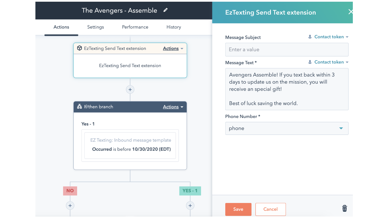 EZ Texting SMS HubSpot Integration Connect Them Today