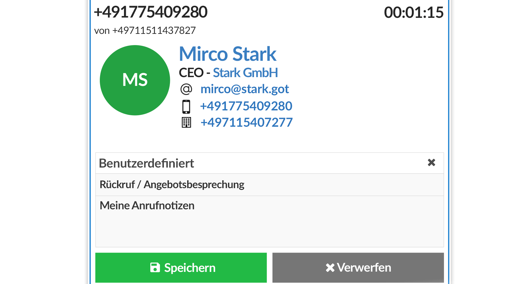 Anrufe in HubSpot protokollieren