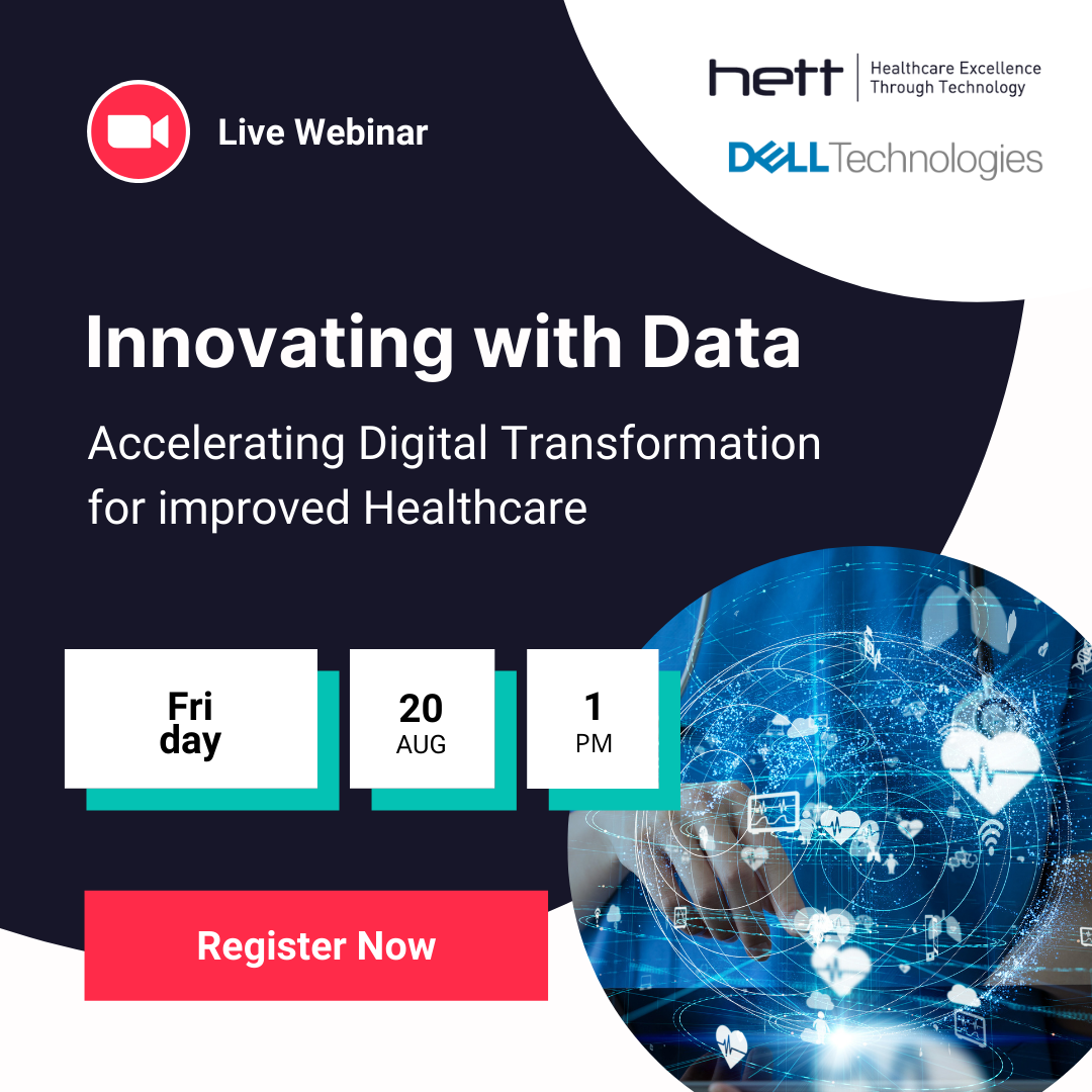 Register for our webinar 'Innovating with Data - Accelerating Digital Transformation for improved Healthcare'