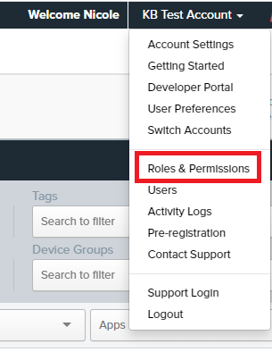 Roles & Permissions