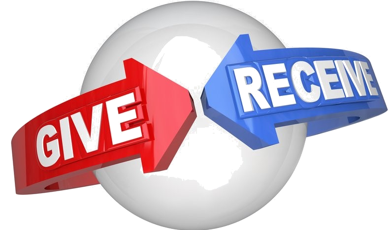give and recieve clear bg