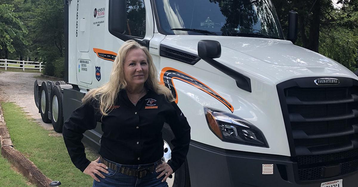 Women In Trucking Ambassador Kellylynn McLaughlin